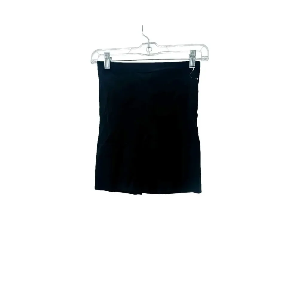 Spanx Seamless Mid Thigh Shaping Shorts High Waist Black Size L NWOT